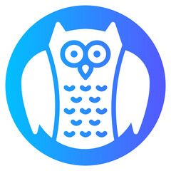 owl gradient icon