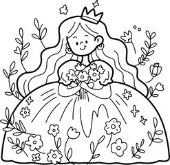  fantasy illustrations, perfect for coloring books