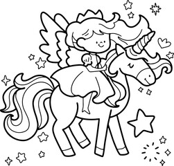  fantasy illustrations, perfect for coloring books