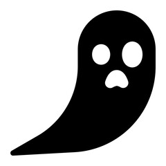 ghost glyph icon