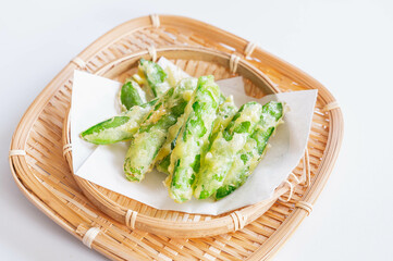 さやえんどうの天ぷら