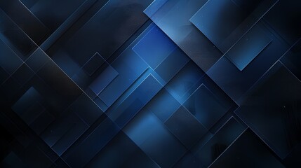 Abstract geometric pattern with dark blue and black colors, creating a modern and sleek design.