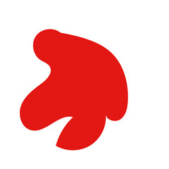 Blue red abstract shapes vectors