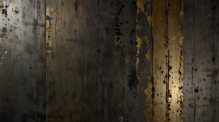 Obraz premium An abstract wallpaper design inspired by industrial aesthetics, incorporating metallic textures, gritty patterns, and urban decay for a modern, edgy look. 