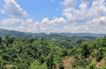 Fototapeta premium Hills of kaptai.this photo was taken from Kaptai,Rangamati,Bangladesh.