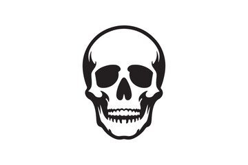 Skull Vector Illustrator Silhouette Art Tatoo