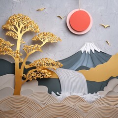 wheat field and wooden fence