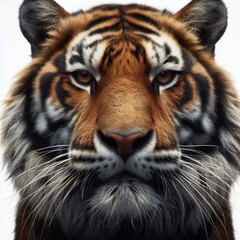 Fototapeta premium tiger in the white