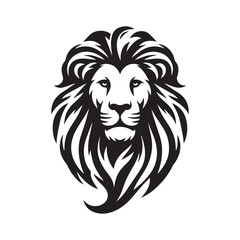 Lion, deer, cute dog head vector