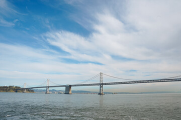 Photo of San Francisco - Oakland Bay Bridge on a sunny day