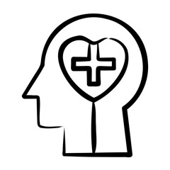 Mental Health Support Icon