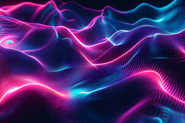 Fototapeta premium abstract background with glowing lines