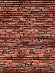 Obraz premium Textured Brick Wall Seamless Pattern