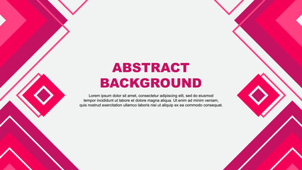 Abstract Background Design Template. Abstract Banner Wallpaper Vector Illustration. Abstract Pink Background