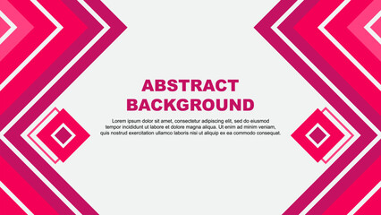 Abstract Background Design Template. Abstract Banner Wallpaper Vector Illustration. Abstract Pink Design