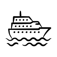 Cruise Ship Icon