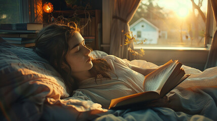 Soft light adds a sense of warmth and intimacy to the advertisement.