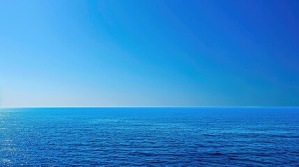 Naklejka premium Ideal background image A clear sky vibrant blue perfect for a relaxing holiday after a hectic workday