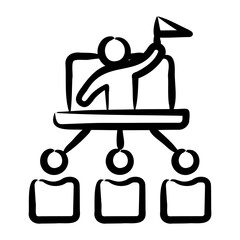 Remote Leadership Icon