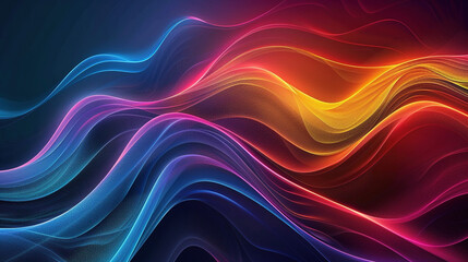 Abstract technology particles mesh background. Beautiful abstract wave technology background. Gradient of color and curved line vector illustration design for presentation, banner/poster, social media