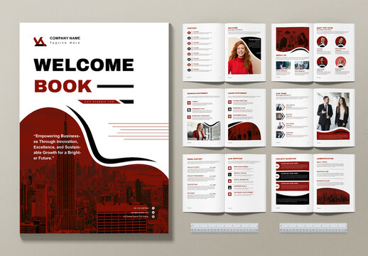 Welcome Book Brochure Design