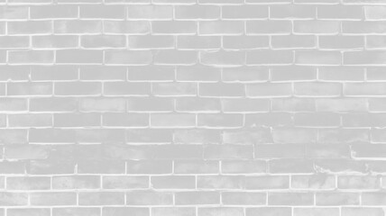 Transparent white brick wall may used as background