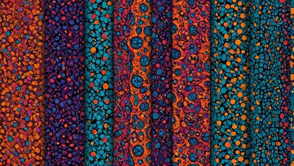 Abstract Colorful Mosaic Pattern.