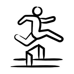 Obstacle Jump Icon