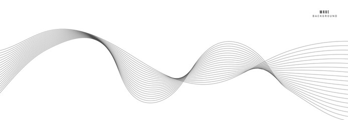 Abstract vector background with waves. EPS10