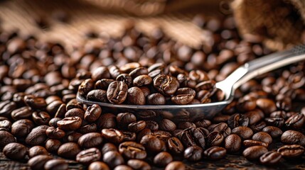 Fototapeta premium Corner Coffee Beans