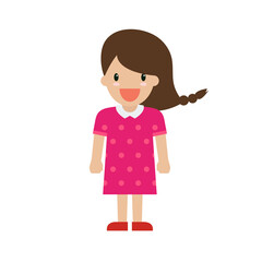 People character in flat style