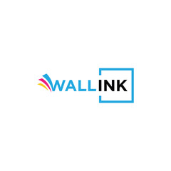 Wall ink logo icon vector template.eps