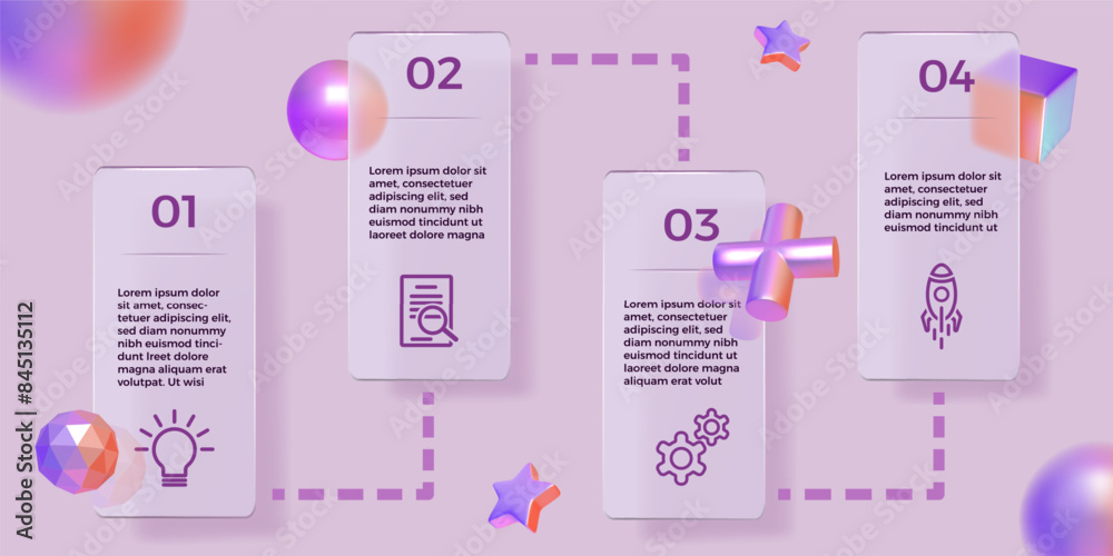 Poster Venn diagram. Infographic design. Intersect circles. Chart overlap icons. Info graph with graphic editorial cross pie. Data presentation. Geometric shapes. Vector modern schema banner