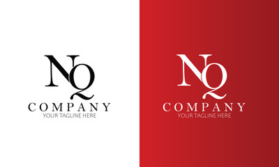 NQ logo, Brand logo, Clothing logo, letter logo