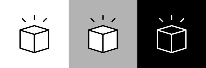 シンプルな線画の商品のベクターアイコン