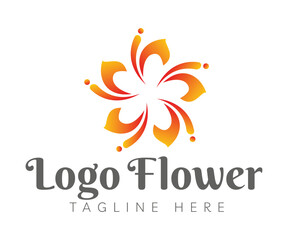 Obraz premium Flower logo icon design template elements. Usable for Branding and Business Logos. 