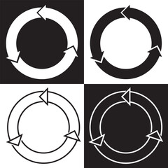 Vector circulation hole pictogram. Circulation seal stamp, done with icon and rounded square. Rounded square stamp seal contain circulation carving inside. Vector  illustration circulation images.