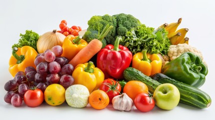 fruits and vegetables and nutritious food 4k wallpaper