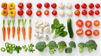 vegetables and nutritious food 4k wallpaper
