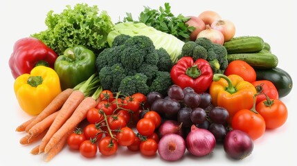 vegetables fruits and nutritious food 4k