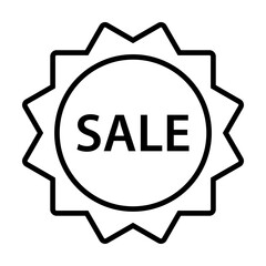 Sale icon vector for graphic design, logo, web site, social media, mobile app, ui illustration
