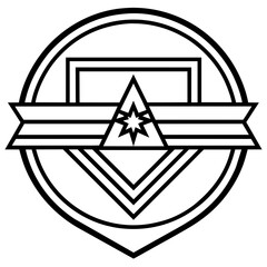 Unique star illustration retro logo design - Vector design and illustration - Digital vector - Latest vector - Premium Victor