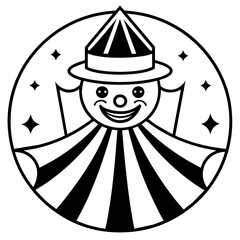 Vintage circus art design and illustration - Vector design and illustration - Digital vector - Latest vector - Premium Victor