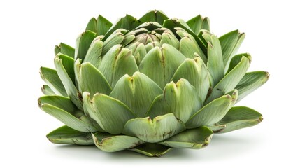 Fototapeta premium Artichoke isolated white background