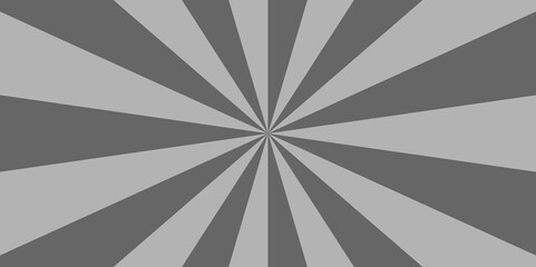 Abstract sunburst ray background with sunburst pattern black and white vector gradient ray wallpaper design. Vintage sunrays illustration swirl grunge backdrop line. used for banner, poster, web.
