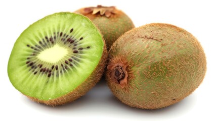 Fototapeta premium Kiwi isolated white background