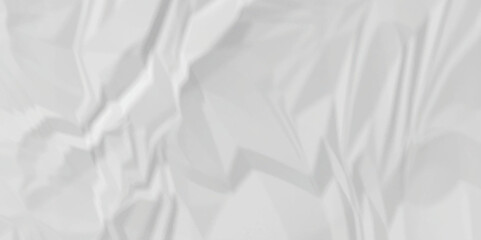 White fabric background. white crumpled paper background texture pattern overlay. wrinkled high resolution arts craft and Seamless white crumpled paper.