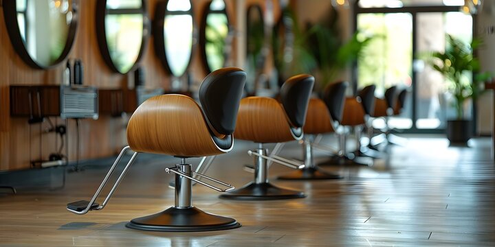 Salons efficient scheduling minimizes wait times for timely services ensuring smooth experience. Concept Salon Efficiency, Timely Services, Wait Time Management, Smooth Experience