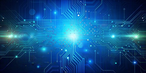Fototapeta premium abstract structure circuit computer technology business background