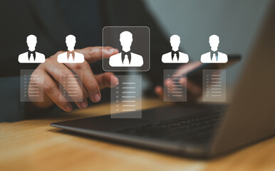 HR professional to selective career recruitment sites for finding new talent. Unemployment in job...